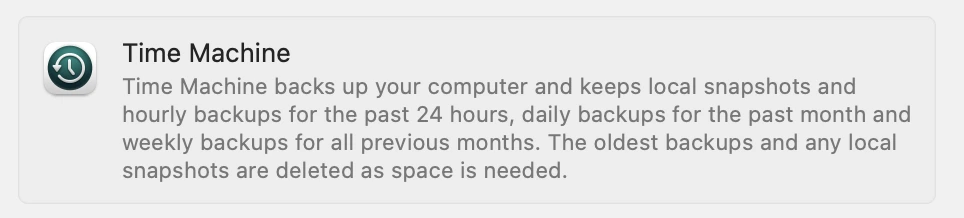 Time Machine