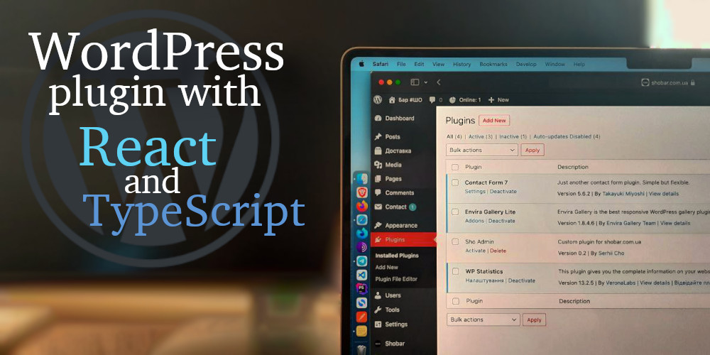 Post Setting up a WordPress plugin with React and TypeScript